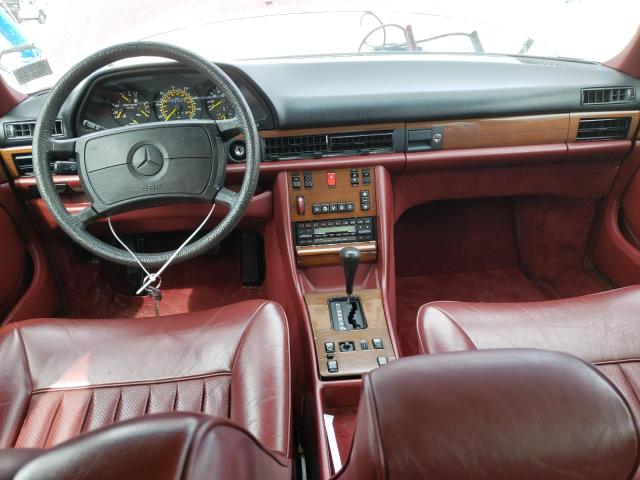 WDBCA35D9HA355051 - 1987 MERCEDES-BENZ 420 SEL BURGUNDY photo 8