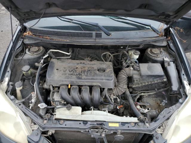 2T1KR32E55C507319 - 2005 TOYOTA COROLLA MA XR BLACK photo 11