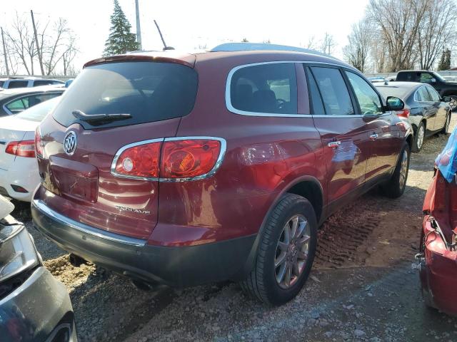 5GALRAEDXAJ186812 - 2010 BUICK ENCLAVE CX BURGUNDY photo 3