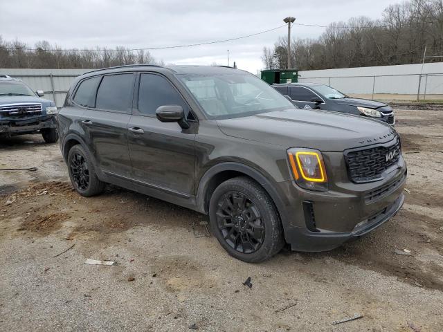 5XYP5DHCXNG313242 - 2022 KIA TELLURIDE SX GREEN photo 4