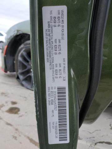 2C3CDXGJ1LH157517 - 2020 DODGE CHARGER SCAT PACK GREEN photo 13