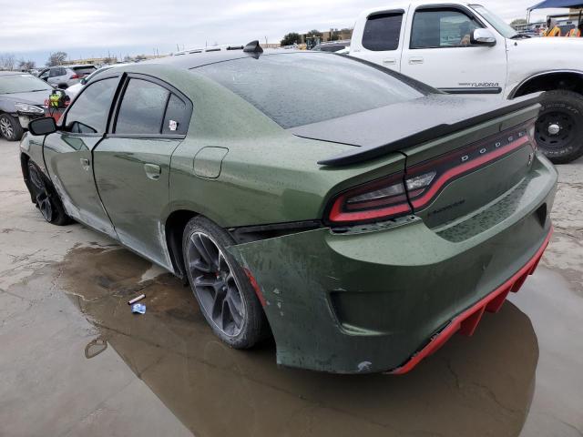 2C3CDXGJ1LH157517 - 2020 DODGE CHARGER SCAT PACK GREEN photo 2