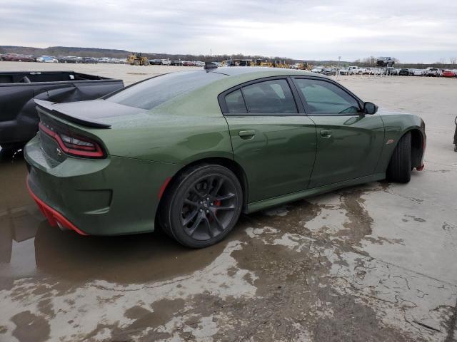 2C3CDXGJ1LH157517 - 2020 DODGE CHARGER SCAT PACK GREEN photo 3