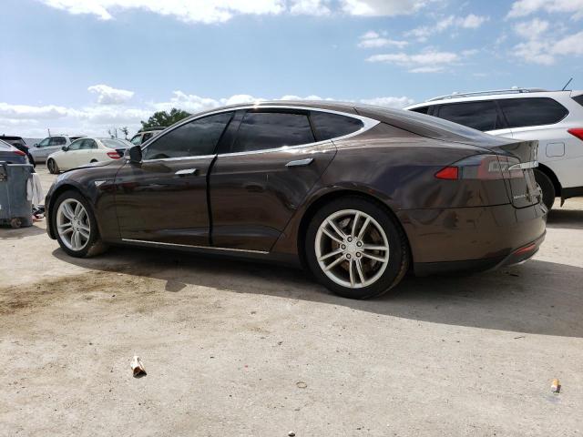 5YJSA1DG5DFP03538 - 2013 TESLA MODEL S ყავისფერი ფოტო 2