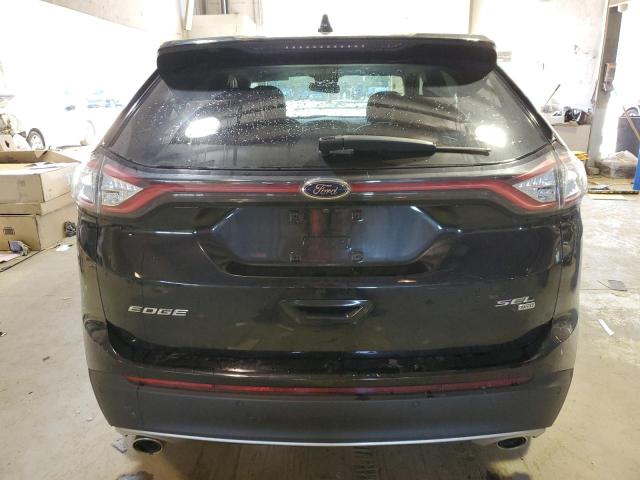 2FMTK4J82FBB93211 - 2015 FORD EDGE SEL BLACK photo 6