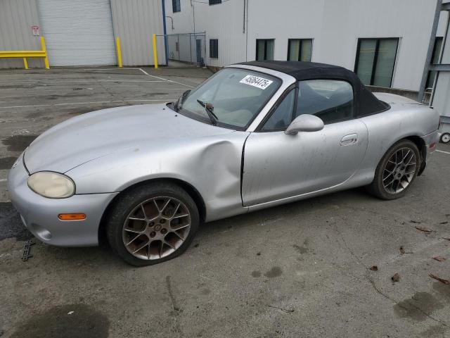 JM1NB353440402453 - 2004 MAZDA MX-5 MIATA BASE SILVER photo 1