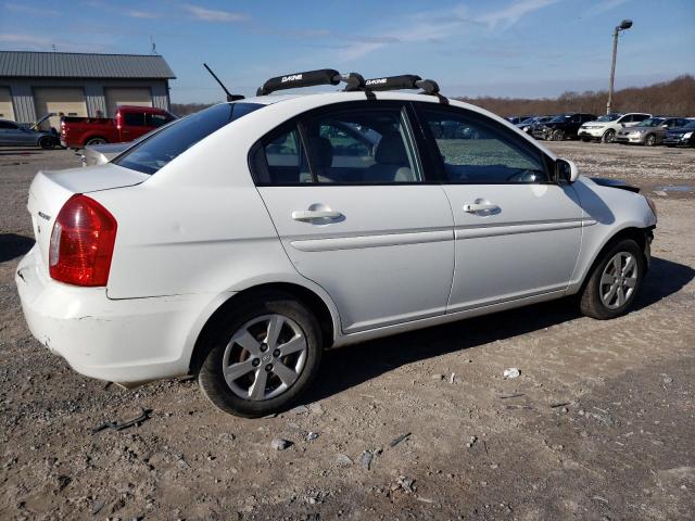 KMHCN4AC8AU476534 - 2010 HYUNDAI ACCENT GLS WHITE photo 3