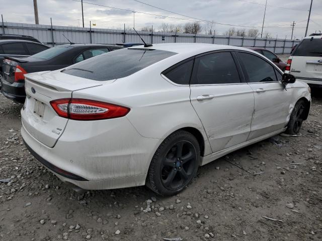 3FA6P0HD1ER355804 - 2014 FORD FUSION SE WHITE photo 3