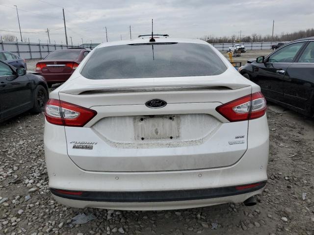 3FA6P0HD1ER355804 - 2014 FORD FUSION SE WHITE photo 6