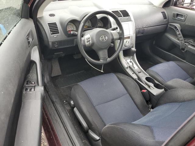 JTKDE177270200098 - 2007 TOYOTA SCION TC ბურგუნდია ფოტო 8
