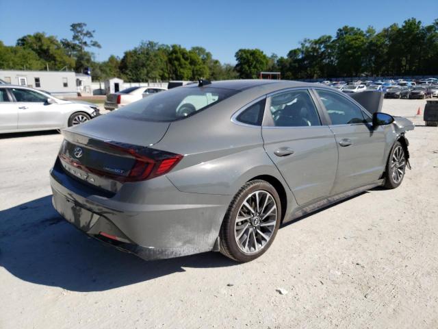 KMHL34J22NA180168 - 2022 HYUNDAI SONATA LIMITED GRAY photo 3