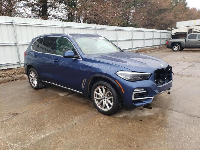 5UXCR6C04M9E73467 - 2021 BMW X5 XDRIVE40I BLUE photo 4