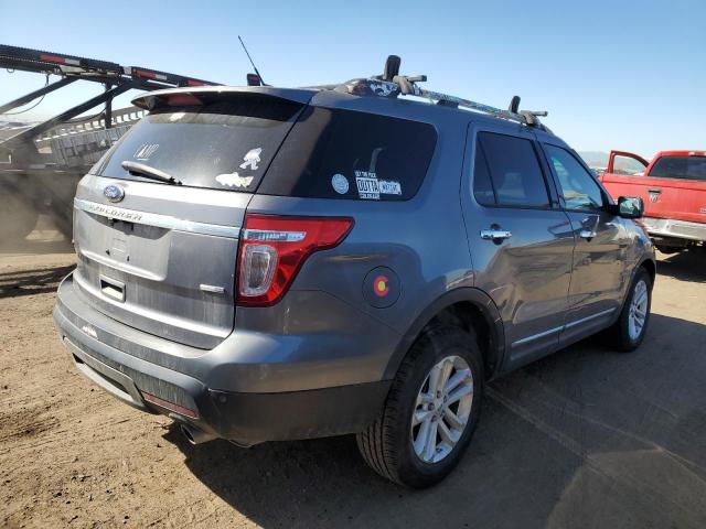 1FM5K8D80EGC07075 - 2014 FORD EXPLORER XLT GRAY photo 3