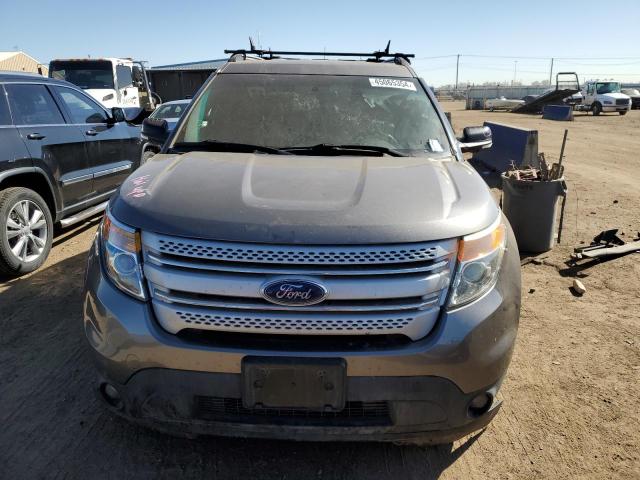 1FM5K8D80EGC07075 - 2014 FORD EXPLORER XLT GRAY photo 5