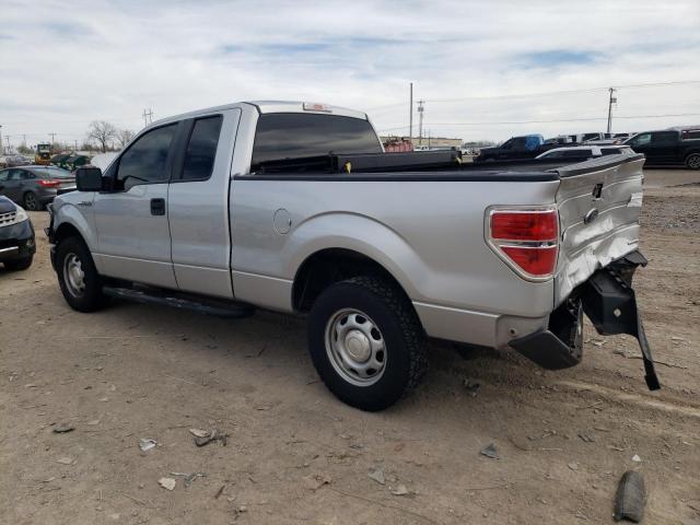 1FTFX1EF5EKE03072 - 2014 FORD F150 SUPER CAB SILVER photo 2