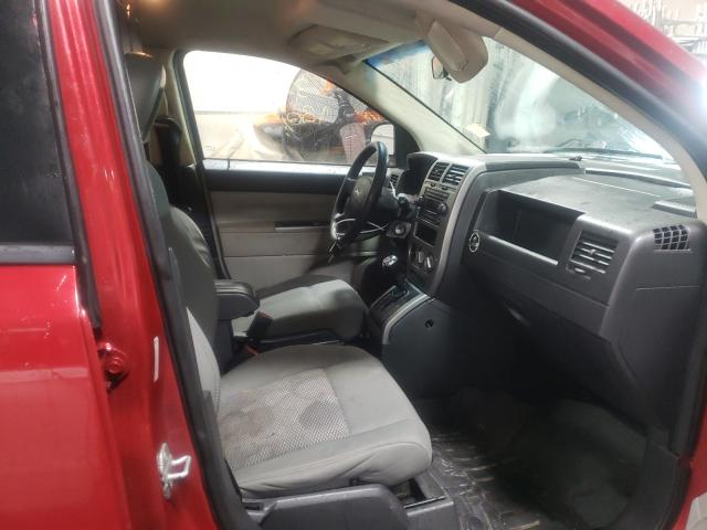 1J8FT47W57D256245 - 2007 JEEP COMPASS RED photo 5
