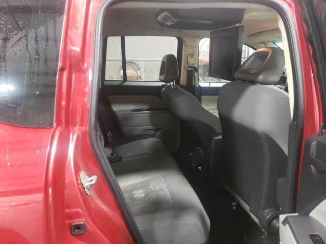1J8FT47W57D256245 - 2007 JEEP COMPASS RED photo 6