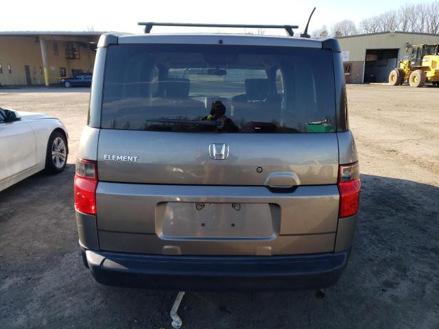 5J6YH287X8L003355 - 2008 HONDA ELEMENT EX GRAY photo 6