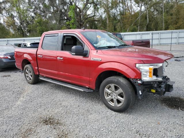 1FTEW1CP1LFB80657 - 2020 FORD F150 SUPERCREW MAROON photo 4