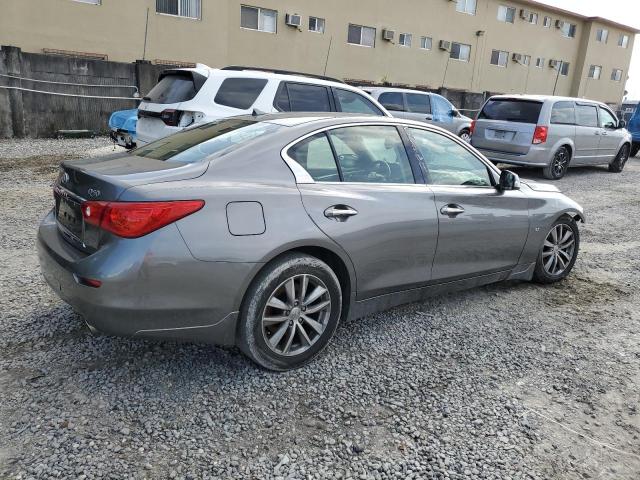 JN1BV7AP4FM340688 - 2015 INFINITI Q50 BASE GRAY photo 3