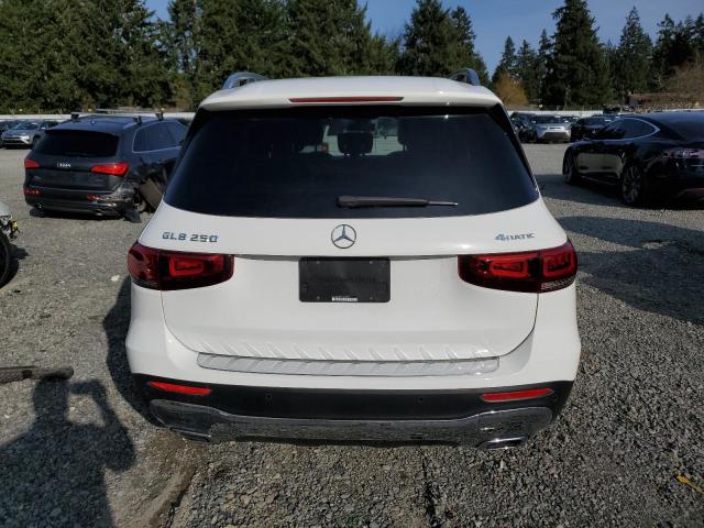 W1N4M4HB2LW034289 - 2020 MERCEDES-BENZ GLB 250 4MATIC WHITE photo 6