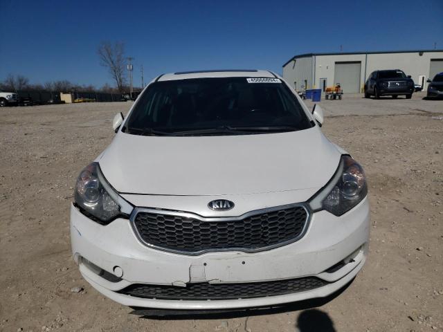 KNAFZ4A81E5078290 - 2014 KIA FORTE EX WHITE photo 5