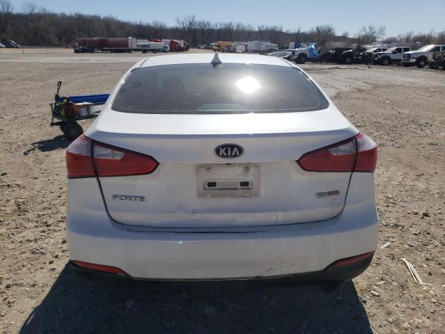 KNAFZ4A81E5078290 - 2014 KIA FORTE EX WHITE photo 6