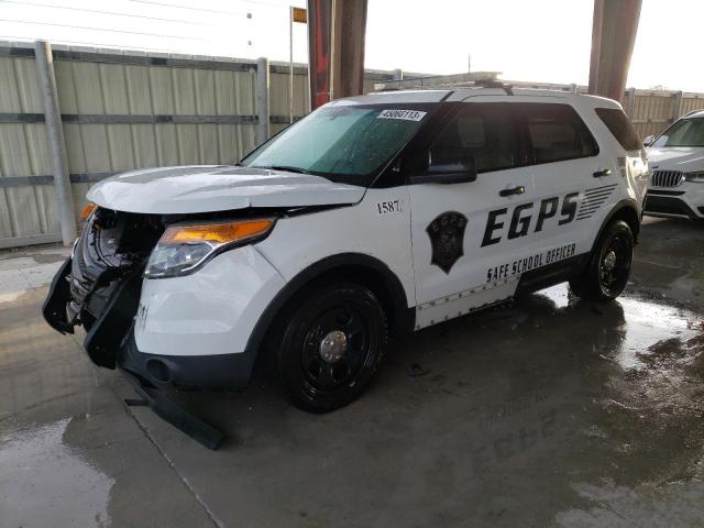 1FM5K8AR0FGB83729 - 2015 FORD EXPLORER POLICE INTERCEPTOR WHITE photo 1