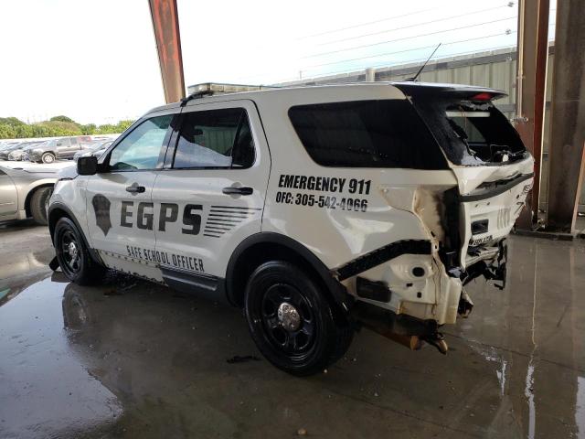 1FM5K8AR0FGB83729 - 2015 FORD EXPLORER POLICE INTERCEPTOR WHITE photo 2