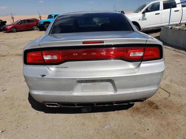 2C3CDXBGXCH109994 - 2012 DODGE CHARGER SE SILVER photo 6