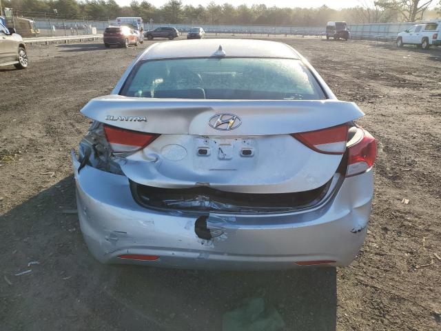 KMHDH4AE6DU597595 - 2013 HYUNDAI ELANTRA GLS SILVER photo 6