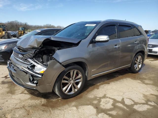 5XYKWDA75EG489653 - 2014 KIA SORENTO SX GRAY photo 1