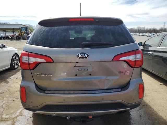 5XYKWDA75EG489653 - 2014 KIA SORENTO SX GRAY photo 6