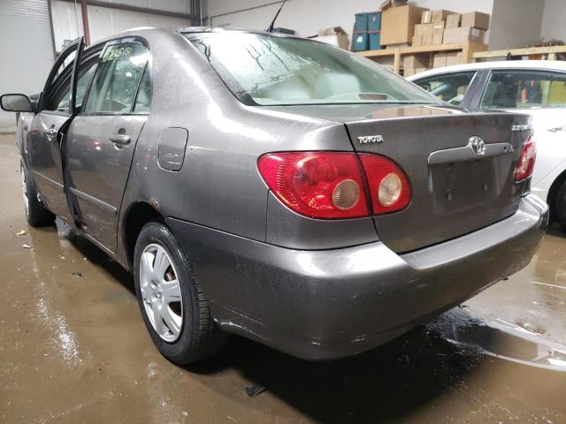 1NXBR32E77Z841076 - 2007 TOYOTA COROLLA CE GRAY photo 3