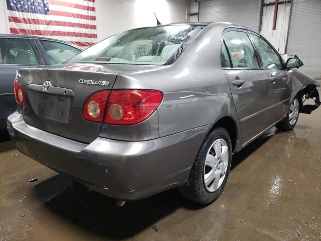 1NXBR32E77Z841076 - 2007 TOYOTA COROLLA CE GRAY photo 4