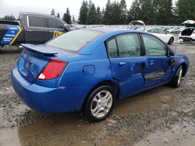 1G8AL52FX4Z108759 - 2004 SATURN ION LEVEL 3 BLUE photo 3