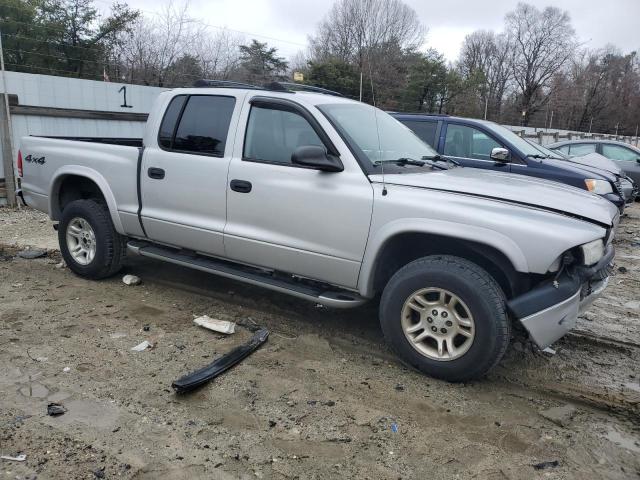 1D7HG38X73S369132 - 2003 DODGE DAKOTA QUAD SPORT SILVER photo 4