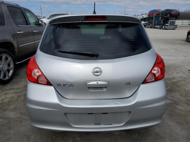 3N1BC1CP7AL386907 - 2010 NISSAN VERSA S SILVER photo 6