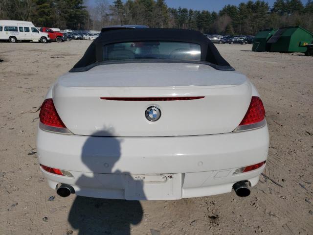 WBAEK73474B260183 - 2004 BMW 645 CI AUTOMATIC WHITE photo 6