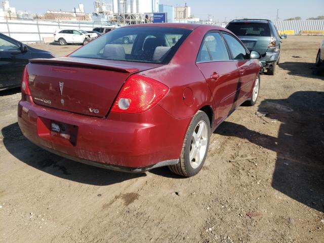 1G2ZG57N884185358 - 2008 PONTIAC G6 BASE RED photo 4