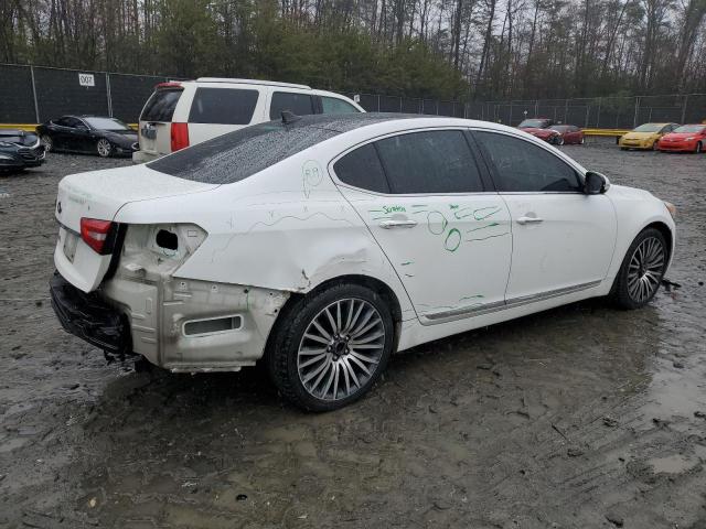 KNALN4D77E5129552 - 2014 KIA CADENZA PREMIUM WHITE photo 3