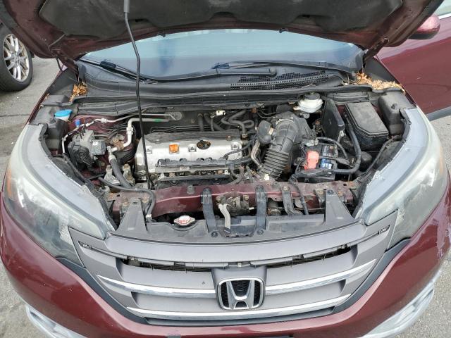 5J6RM4H75DL071911 - 2013 HONDA CR-V EXL BURGUNDY photo 11