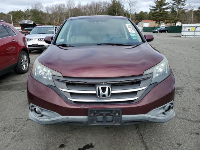 5J6RM4H75DL071911 - 2013 HONDA CR-V EXL BURGUNDY photo 5