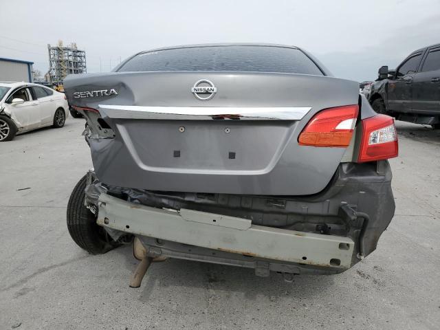 3N1AB7APXGY327026 - 2016 NISSAN SENTRA S GRAY photo 6