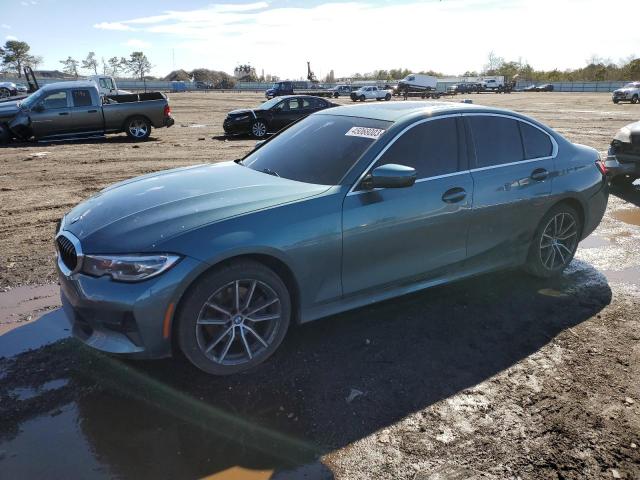3MW5R7J01L8B29780 - 2020 BMW 330XI Turquesa foto 1