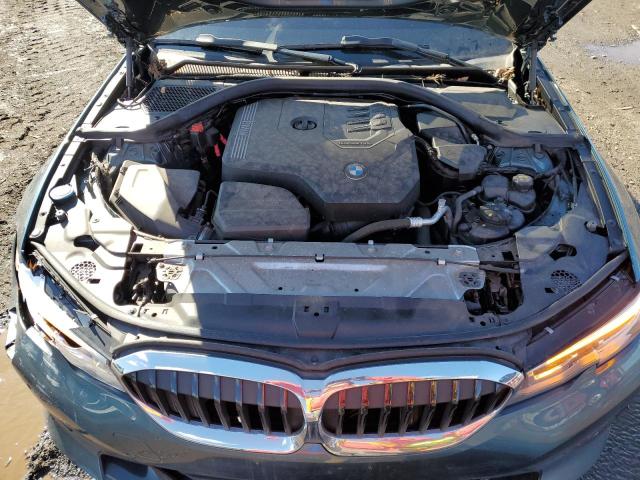 3MW5R7J01L8B29780 - 2020 BMW 330XI Turquesa foto 11