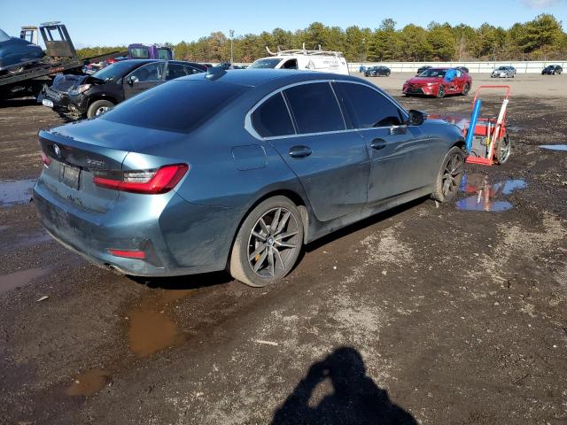 3MW5R7J01L8B29780 - 2020 BMW 330XI Turquesa foto 3