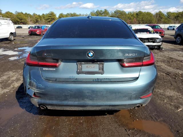 3MW5R7J01L8B29780 - 2020 BMW 330XI Turquesa foto 6