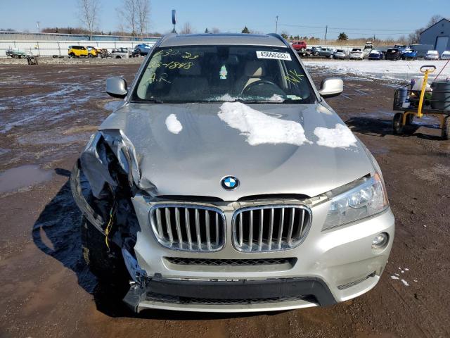 5UXWX9C5XD0A15162 - 2013 BMW X3 XDRIVE28I BEIGE photo 5