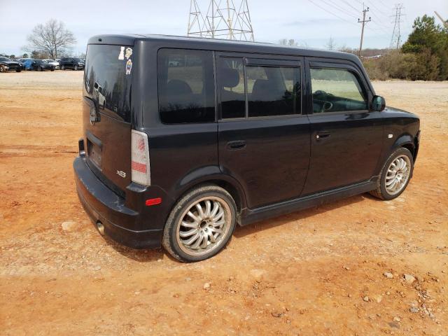 JTLKT334X50214330 - 2005 TOYOTA SCION XB BLACK photo 3